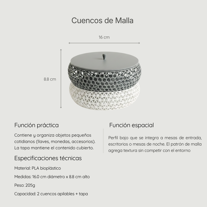 Cuencos de Malla