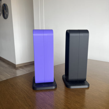 Grupal: variantes Charcoal y Charcoal + Purple juntas, vista lateral mostrando perfil